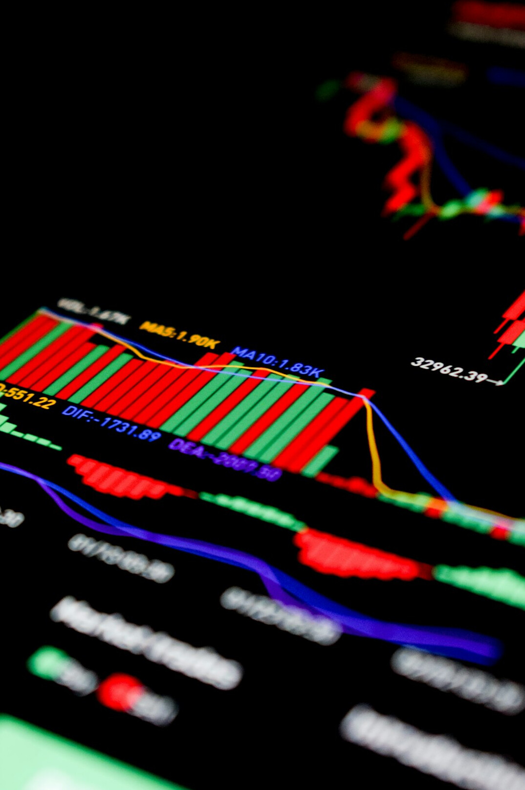 investor analyzing stocks